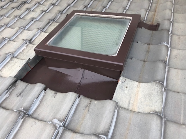 天窓施工後・UP